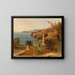 Raguse Dubrovnik - Carl Moll — quadro incorniciato alla parete