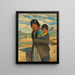 Mère e bambino Hopi - Carl Moon — quadro incorniciato alla parete