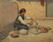 Donna Hopi che modella la ceramica - Carl Moon — vista dell’opera
