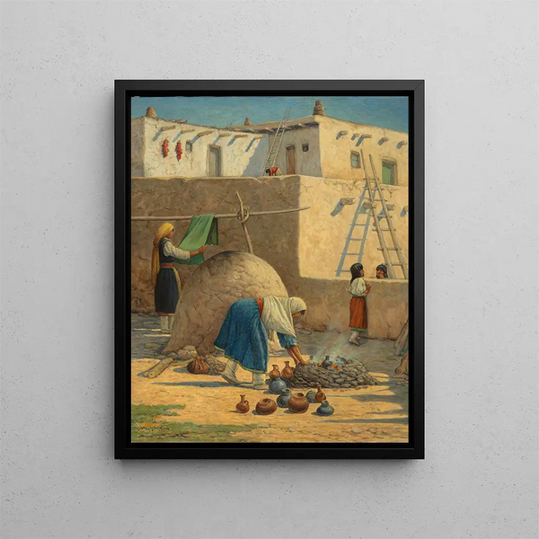 Carl Moon - Santa Clara Village Scene.webp