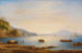 Baia di fronte a Napoli con vista sul Vesuvio - Carl Morgenstern — vista dell’opera