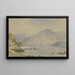 Lago di Como - Carl Morgenstern — quadro incorniciato alla parete