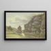 Segheria vicino a Eppstein nella valle di Lorsbach - Carl Morgenstern — quadro incorniciato alla parete