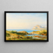 Paesaggio marino a Cefalù, Sicilia - Carl Morgenstern — quadro incorniciato alla parete
