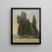 Cipresso nel parco della Villa d'Este - Carl Morgenstern — quadro incorniciato alla parete