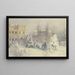 Vista del sud sull'istituto d'arte Städel in inverno - Carl Nebel — quadro incorniciato alla parete
