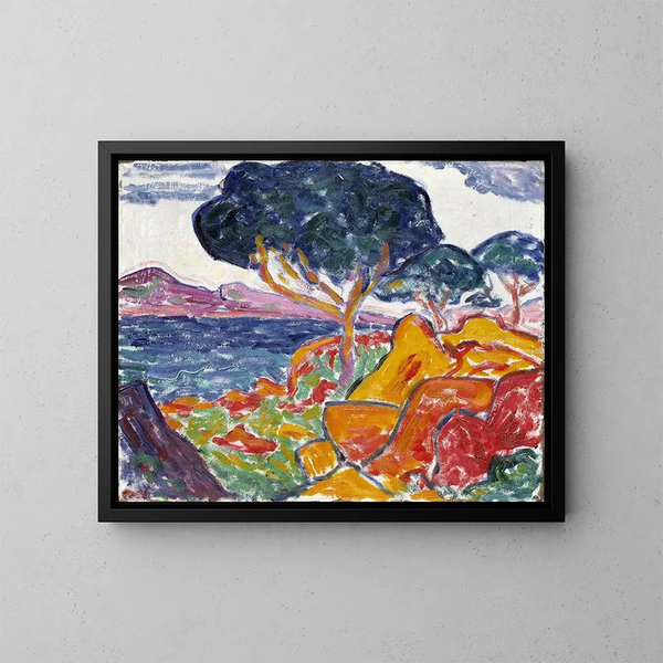 Paesaggio - Carl Newman — quadro incorniciato alla parete