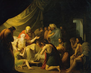 Carl Peter Goebel the Elder - Jacob blesses the sons of Joseph.webp