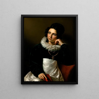 Carl Peter Goebel the Elder - Rosalia Klieber the wife of the sculptor Josef Klieber.webp