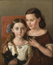 Sigrid e Anna Mazer, nipoti dell'artista - Carl Peter Mazer — vista dell’opera