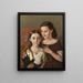 Sigrid e Anna Mazer, nipoti dell'artista - Carl Peter Mazer — quadro incorniciato alla parete