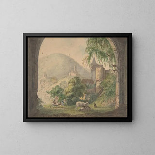 Carl Philipp Fohr - The Four Castles of Neckarsteinach.webp