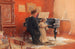 Una madre e sua piccola figlia al pianoforte - Carl Pietzner — vista dell’opera