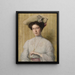Ritratto di Gisela Probst - Carl Probst — quadro incorniciato alla parete