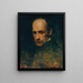 Studio del volto - Carl Probst — quadro incorniciato alla parete