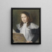 Ritratto di Gisela Probst - Carl Probst — quadro incorniciato alla parete