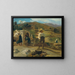 Paesaggio italiano - Carl Rahl — quadro incorniciato alla parete