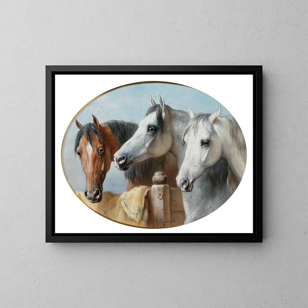 Bons amis - Carl Reichert — quadro incorniciato alla parete