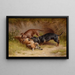 Gibier de chasse - Carl Reichert — quadro incorniciato alla parete