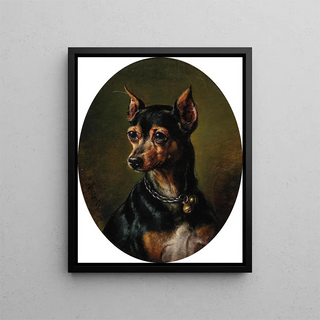 Carl Reichert - Pinscher in Collar with Bells.webp