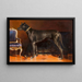 Ombre rouge, cane dell'imperatrice Elisabetta - Carl Reichert — quadro incorniciato alla parete
