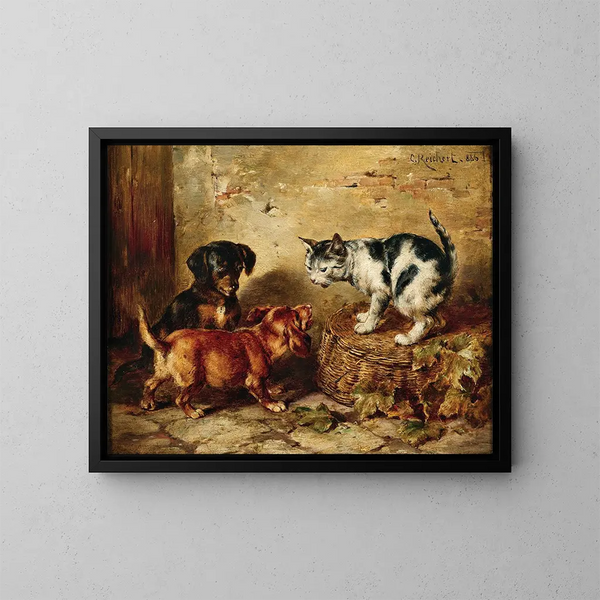 Le Maître de la Maison - Carl Reichert — quadro incorniciato alla parete