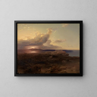 Carl Rottmann - Die Insel gina mit den Ruinen des Hekatetempels.webp