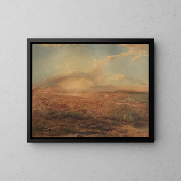 Epidaure - Carl Rottmann — quadro incorniciato alla parete