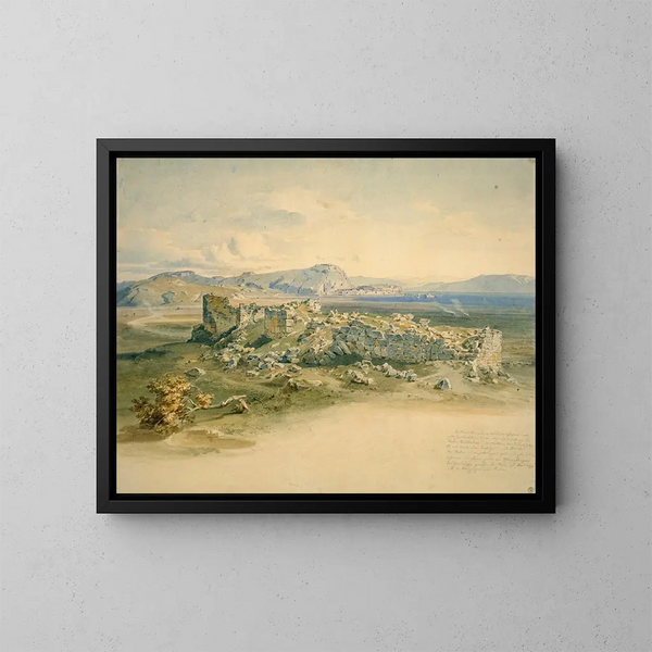 Tirynthe - Carl Rottmann — quadro incorniciato alla parete