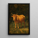 Vache couleur pain - Carl Rudolf Huber — quadro incorniciato alla parete