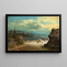 Paesaggio con mulino ad acqua - Carl Schilling — quadro incorniciato alla parete