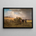 Ritorno del fieno durante un temporale - Carl Schlesinger — quadro incorniciato alla parete