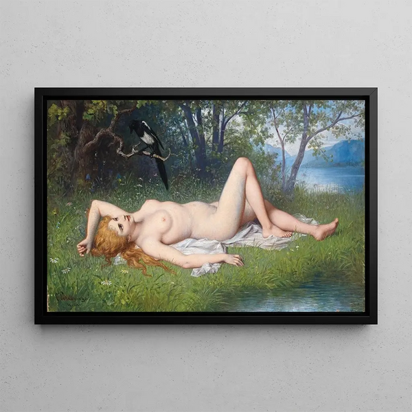 La tortora - Carl Schweninger Jr — quadro incorniciato alla parete
