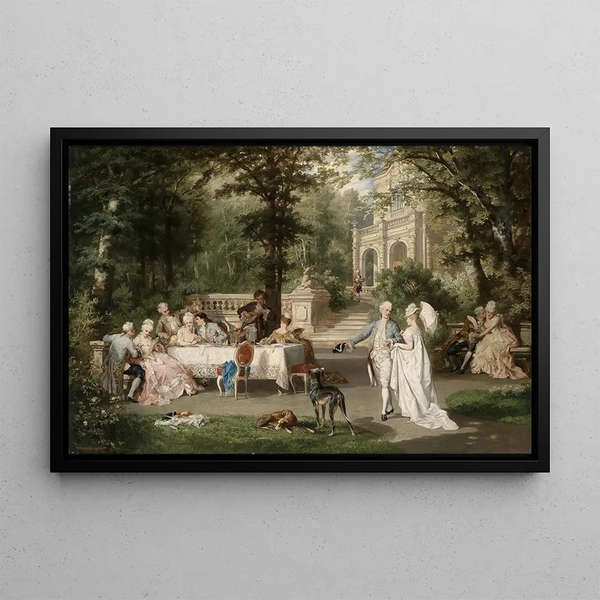 Carl Schweninger Jr - Galante Gesellschaft im Schlosspark.webp