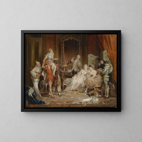 Carnevale - Carl Schweninger Jr — quadro incorniciato alla parete
