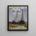 Studio per il porto di Dordrecht 1880 Museo d'arte di Göteborg - Carl Skånberg — quadro incorniciato alla parete
