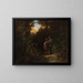 In caccia - Carl Spitzweg — quadro incorniciato alla parete