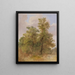 Studio degli alberi - Carl Spitzweg — quadro incorniciato alla parete