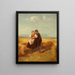 Ragazzo e ragazza in un campo di mais - Carl Spitzweg — quadro incorniciato alla parete