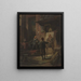 Il pittore - Carl Spitzweg — quadro incorniciato alla parete