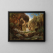 Bassins rocheux avec eaux vives - Carl Spitzweg — quadro incorniciato alla parete