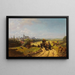 Promenade de l'institut - Carl Spitzweg — quadro incorniciato alla parete