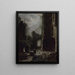 Scène au clair de lune avec ruines d'un château - Carl Spitzweg — quadro incorniciato alla parete