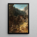 Moulin de montagne - Carl Spitzweg — quadro incorniciato alla parete