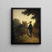 L'amant de roses - Carl Spitzweg — quadro incorniciato alla parete
