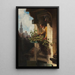 La mansarde I - Carl Spitzweg — quadro incorniciato alla parete