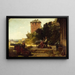 Il vecchio comandante della fortezza - Carl Spitzweg — quadro incorniciato alla parete