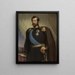 Oskar I 1799-1859 Re di Svezia e Norvegia - Carl Staaff — quadro incorniciato alla parete
