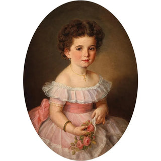 Carl Teibler - Mdchenbildnis mit Rosen.webp