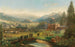 Vallée con fabbrica e edificio di festa - Carl Thöndel — vista dell’opera